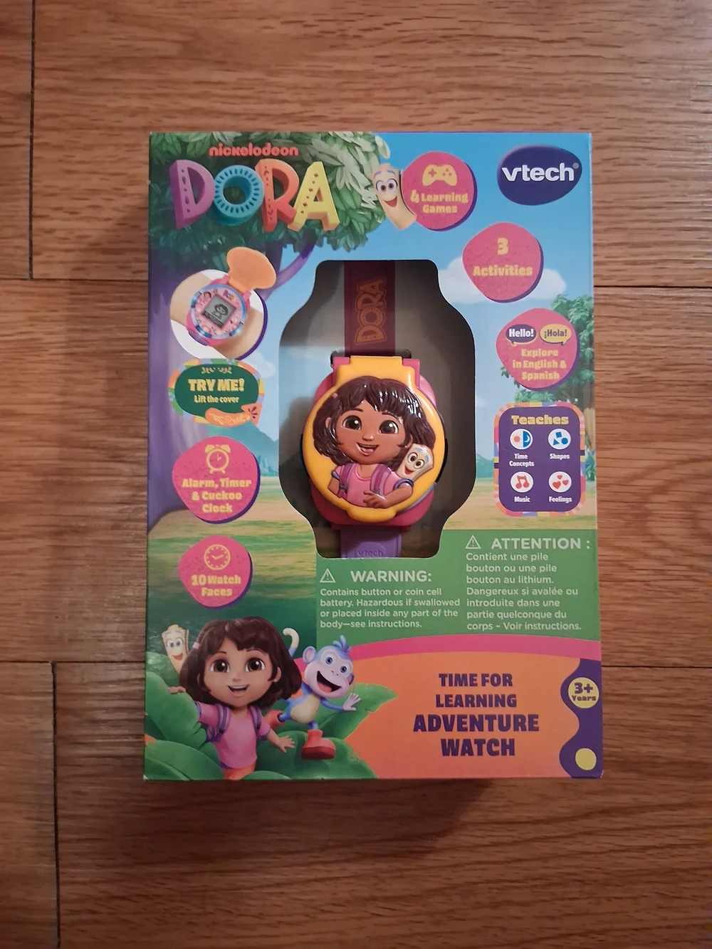 VTech Dora Time for Learning Adventure Watch - Yellow and Pink
